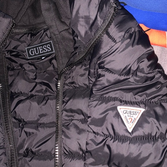 Guess Puffy Jacket w/ Hood - Picture 3 of 6